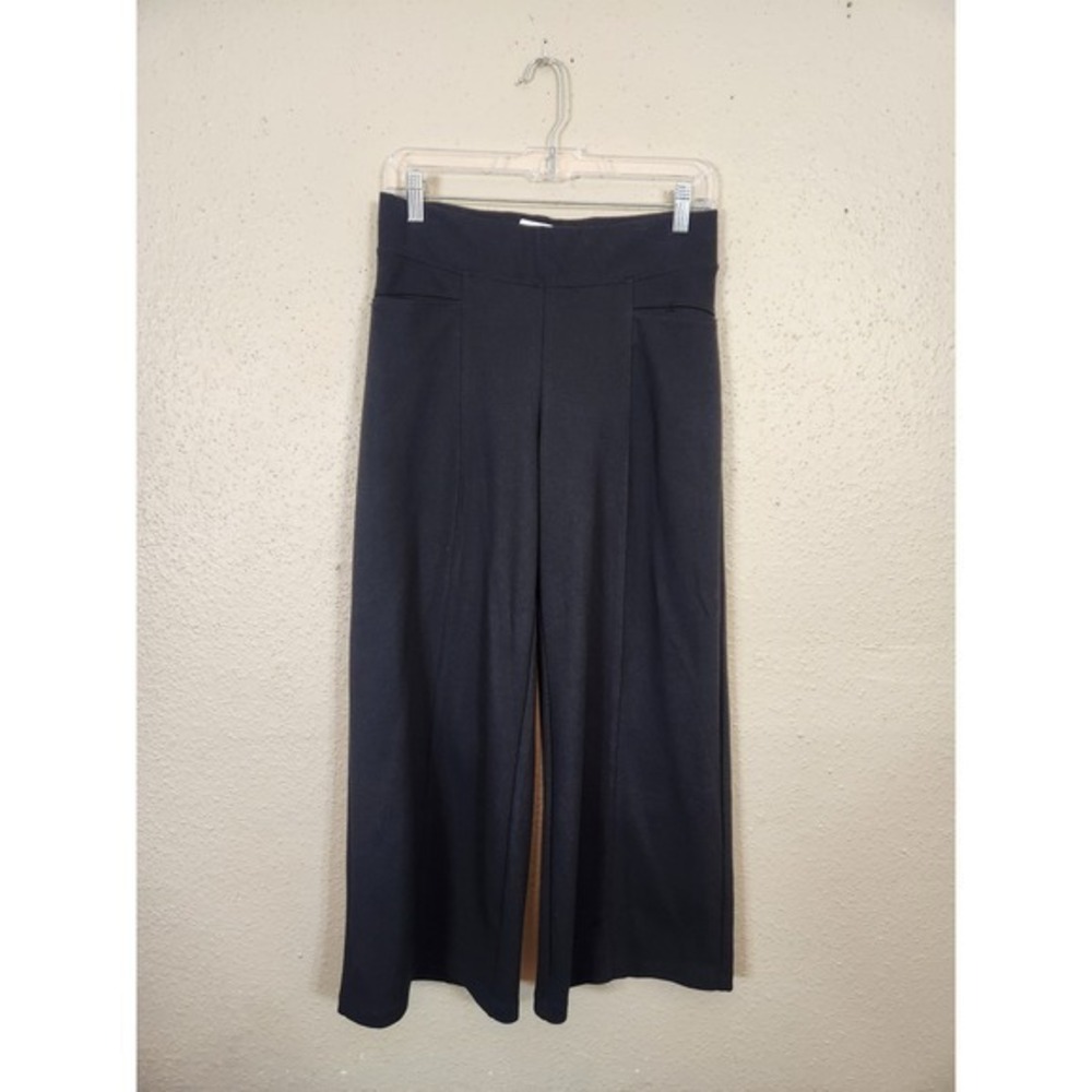 Old Navy Stevie High Rise Cropped Wide Leg Career Casual Pants Black S